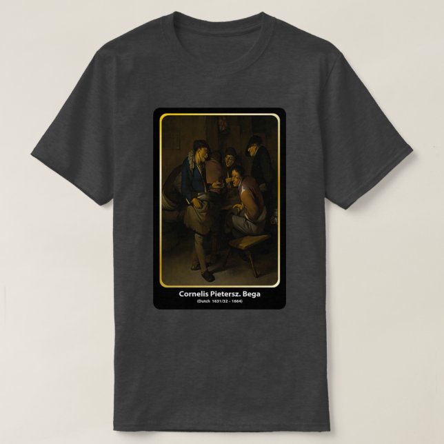 Cornelis Pietersz Bega Dutch 163132 1664 klassisch T-Shirt (Design vorne)