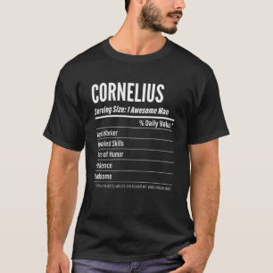 Cornelius ernährungsphysiologische Fakten für Größ T-Shirt