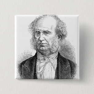 Cornelius Vanderbilt, c.1877 Button