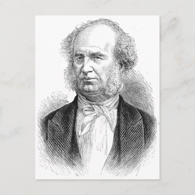 Cornelius Vanderbilt, c.1877 Postkarte (Vorderseite)