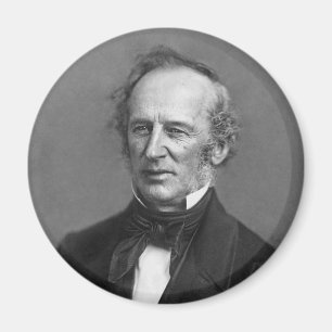 Cornelius Vanderbilt Daguerreotype Portrait Magnet