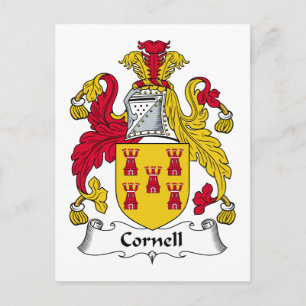 Cornell Familienwappen Postkarte