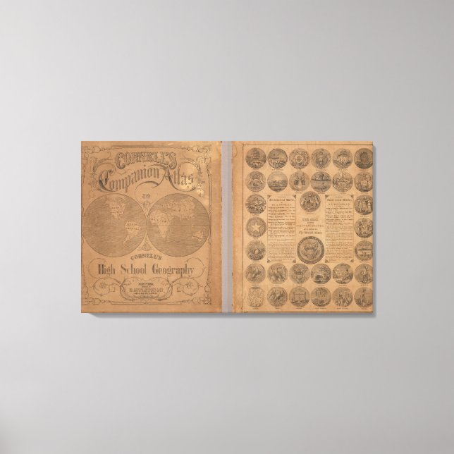 Cornell's Begleitatlas Leinwanddruck (Vorderseite)