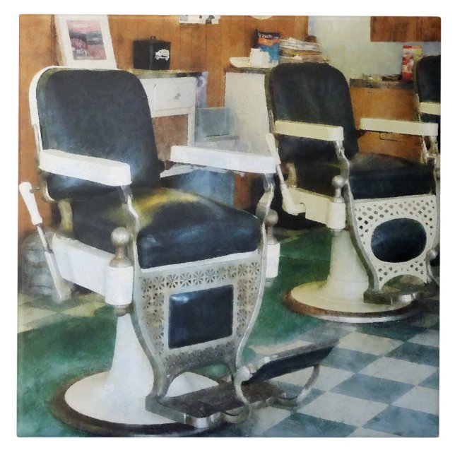 Corner Barber Shop Fliese (Vorderseite)