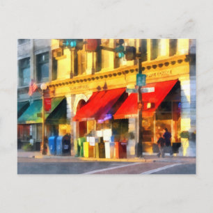 Corner oder Center und Merchant Rutland VT Postkarte