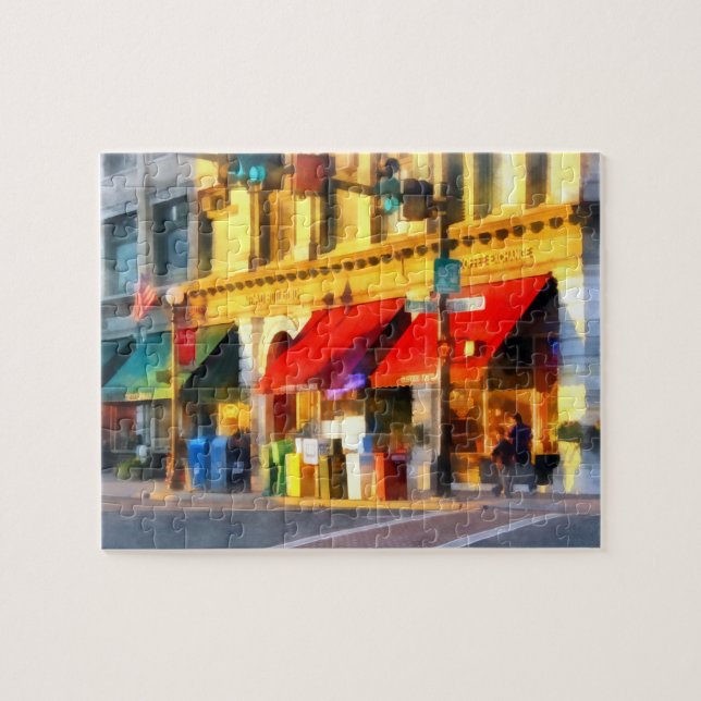 Corner oder Center und Merchant Rutland VT Puzzle (Horizontal)