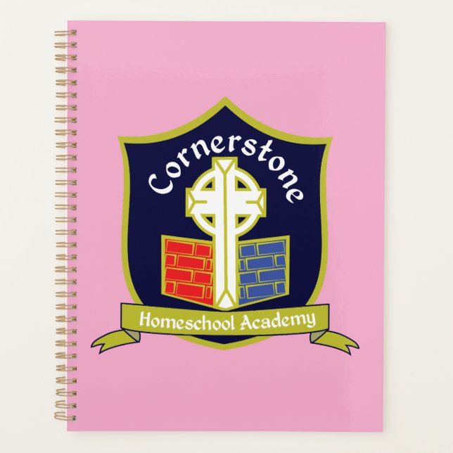 Cornerstone Homeschool Academy  Planer (Vorderseite)