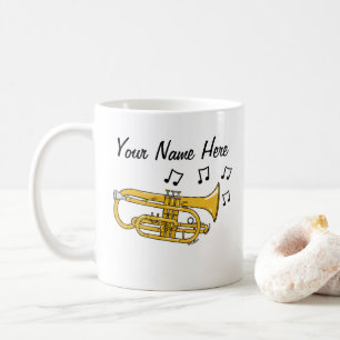 Cornet Custom Tasse Cornetist Brass Musician Gesch