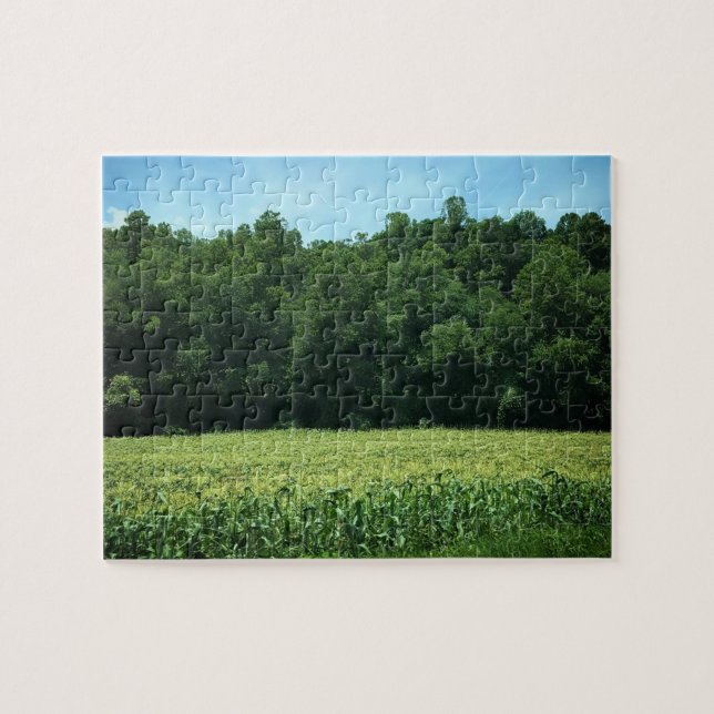 Cornfield in Rural North Carolina Poster Mouse Pad Puzzle (Horizontal)