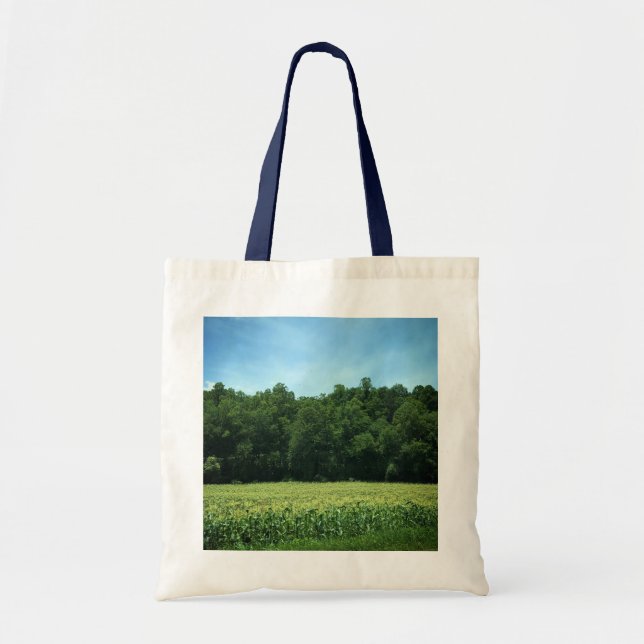 Cornfield in Rural North Carolina Poster Mouse Pad Tragetasche (Vorne)