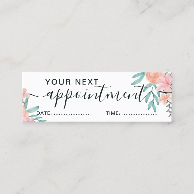 Cornfloralfarben-Trendsetter Mini Visitenkarte (Vorderseite)