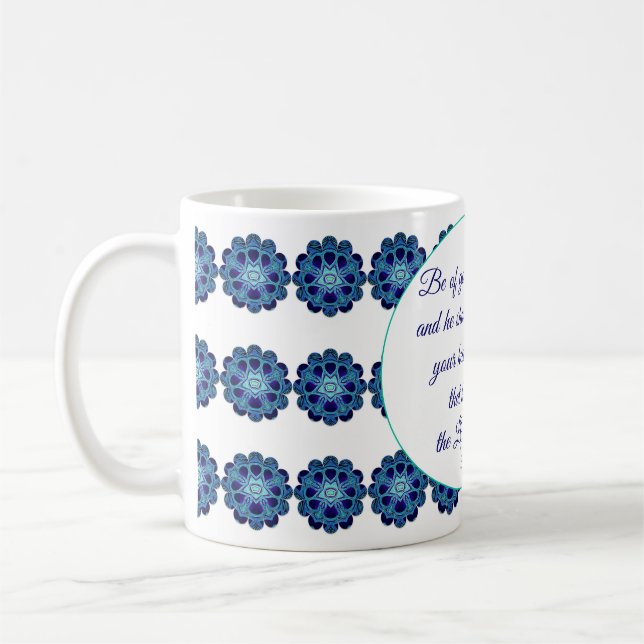 Cornflower 2 Seine Liebe Kaffeetasse (Links)