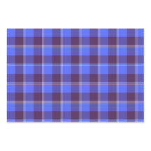 Cornflower Blue and Livid Brown Plaid