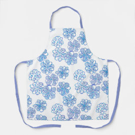 Cornflower Blue Apron Schürze