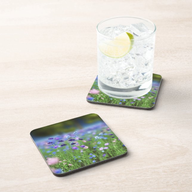 Cornflower Blue Cork Untersetzer (Rechte Seite)