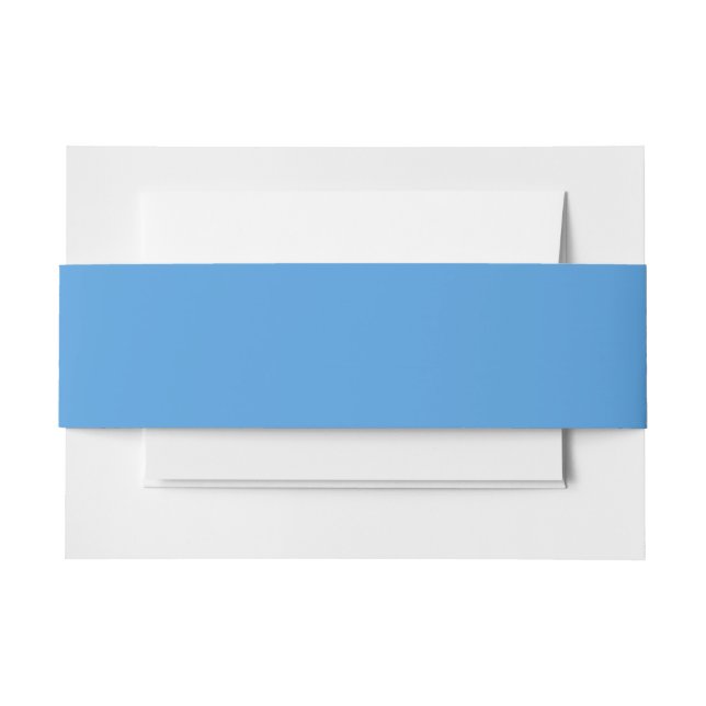Cornflower Blue Einladungsbanderole (Vorderseite Beispiel)
