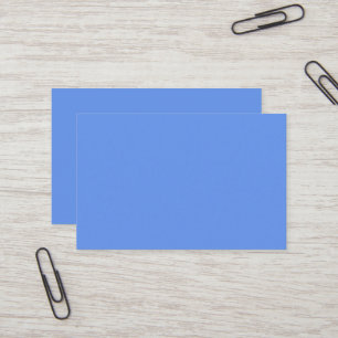 Cornflower Blue European Business Card Visitenkarte
