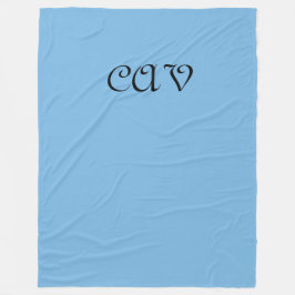 Cornflower Blue Fleecedecke