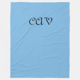 Cornflower Blue Fleecedecke