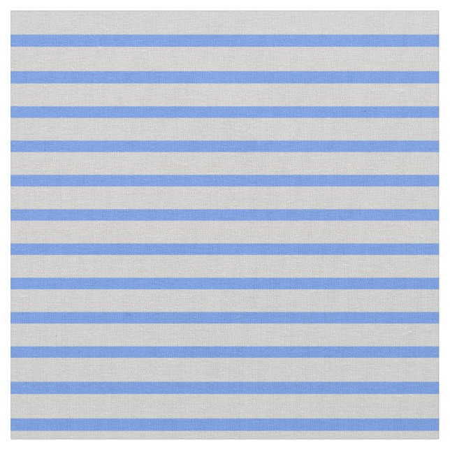 Cornflower Blue & Light Gray Farbmuster Stoff (Nahaufnahme)