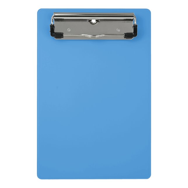 Cornflower Blue Mini Klemmbrett (Vorderseite)