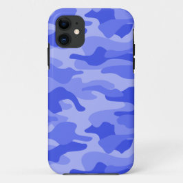 Cornflower Blue Monocolor Camouflage Case-Mate iPhone Hülle