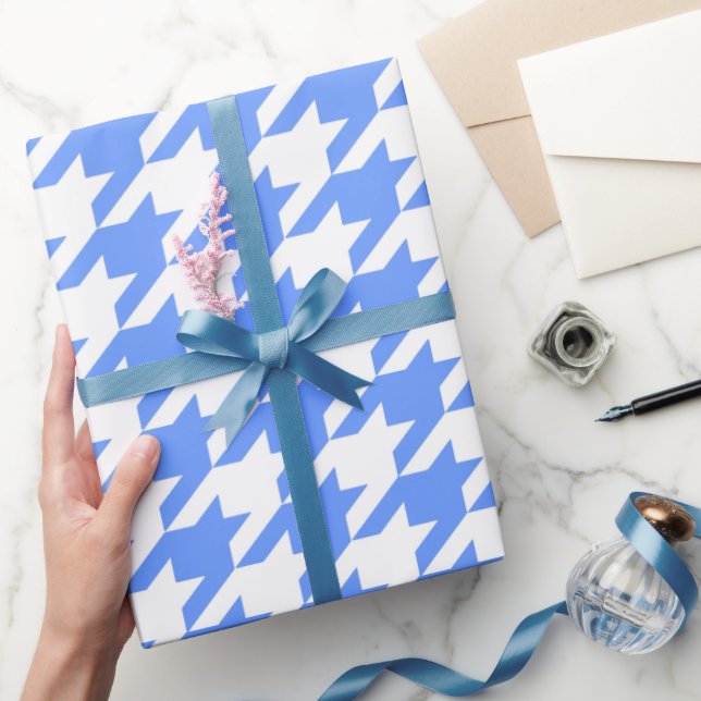Cornflower Blue Moods Wrapping Paper Geschenkpapier (Schenken)