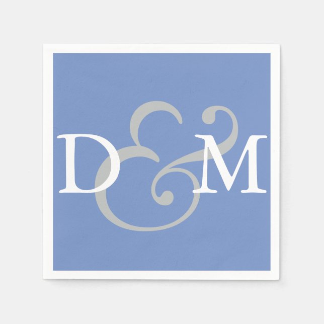 Cornflower Blue Serviette (Vorderseite)