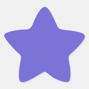 Cornflower Blue Star Aufkleber