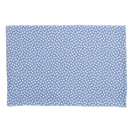 Cornflower Blue Watercolor Dots Pillow Case Kissenbezug