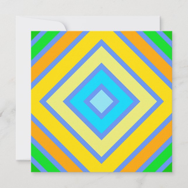 Cornflower Harmonische Farben Kunst, Dichtung und  Karte (Vorderseite)