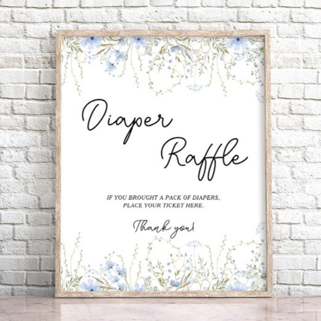 Cornflower Wildblume Kinderdusche Windeln Raffel Poster (Von Creator hochgeladen)