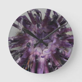 Cornflower-Ziffernblatt Runde Wanduhr