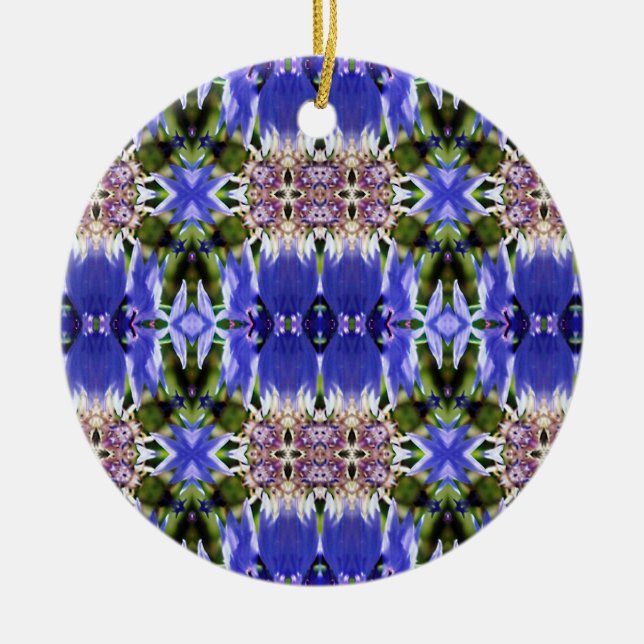 CORNFLOWERS KERAMIK ORNAMENT (Vorne)