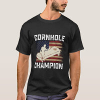 Cornhole Champion American Flag USA 4. Juli