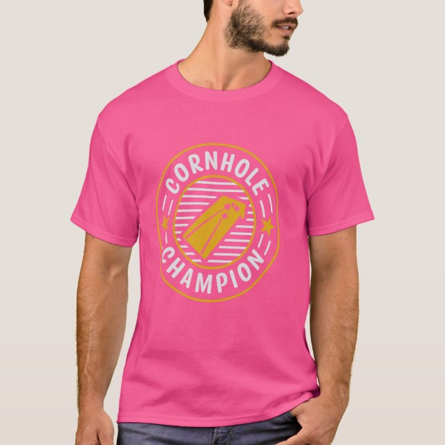 Cornhole Champion - Funny Cornhole Game Lover T-Shirt (Vorderseite)