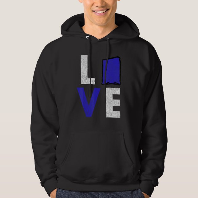Cornhole Corn Hole LOVE Hoodie (Vorderseite)