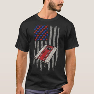 Cornhole Cornhole Hole Patriotic 1 T-Shirt