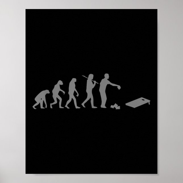 Cornhole-Design für Männer Frauen Kinder Cornhole- Poster (Vorne)