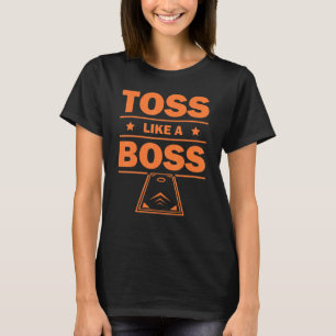 Cornhole for Men Women Beag Toss Game Player _ T-Shirt