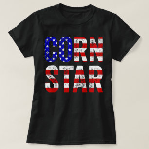 Cornhole Funny Bean Bag Toss Cornhole Star USA Fla T-Shirt