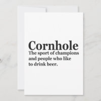 Cornhole Funny Definition Cornhole Game Sport Gesc