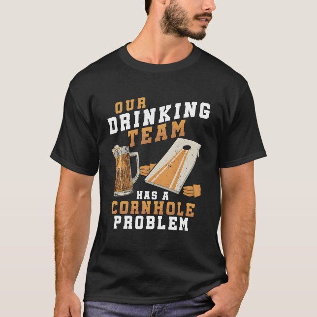 Cornhole Game Cornhole Player T-Shirt (Vorderseite)