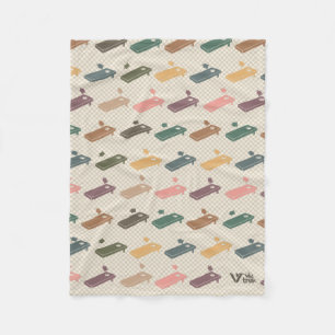 Cornhole Game Lover Blanket Retro Cornhole Throw Fleecedecke