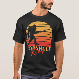 Cornhole King Sasquatch Bags Toss Game für Cornst T-Shirt