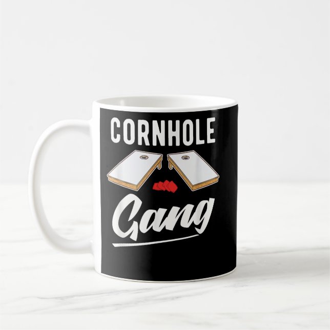 Cornhole Lawn Game Bean Sack Cornhole Team Pl Kaffeetasse (Links)