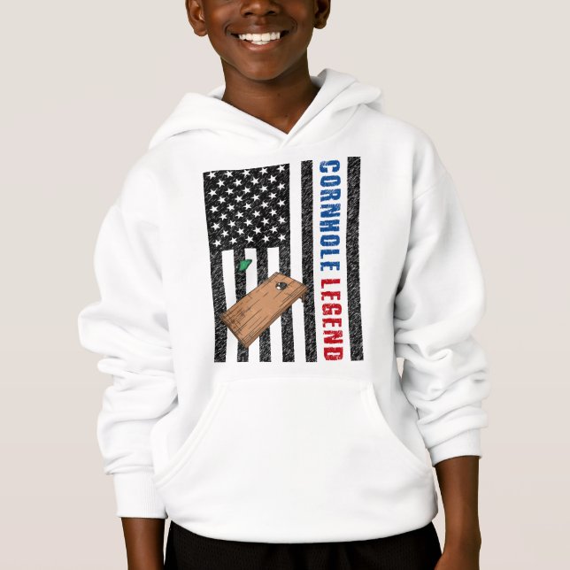 Cornhole Legend USA Hoodie (Vorderseite)