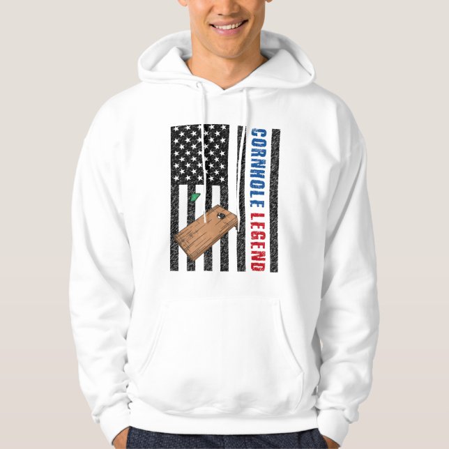 Cornhole Legend USA Hoodie (Vorderseite)