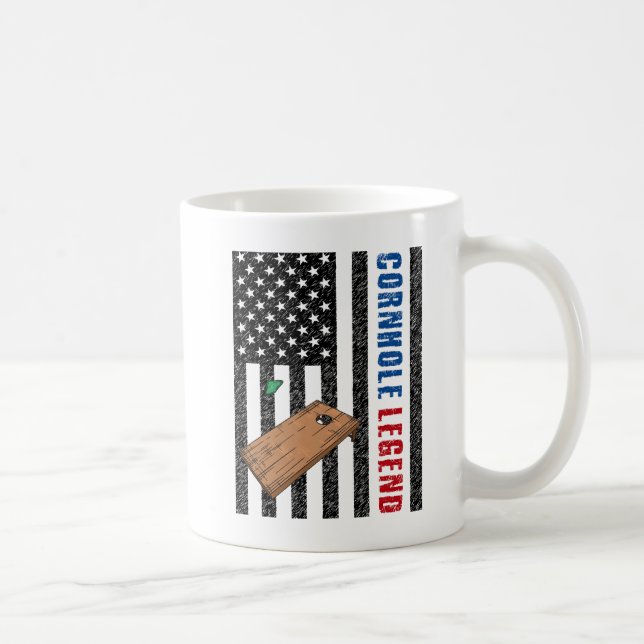 Cornhole Legend USA Kaffeetasse (Rechts)