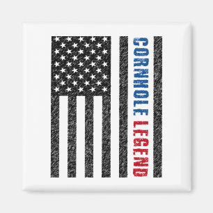 Cornhole Legende USA Magnet